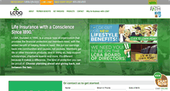 Desktop Screenshot of lcbalife.org